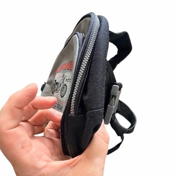 Harley-Davidson Authentic Gear Mini Backpack Sling Bag Gray main image 4